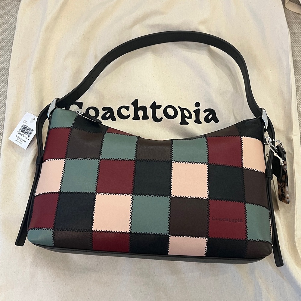 NWT Coachtopia Alter Ego Slouchy Shoulder Bag Leather Multi 3 - Picture 6 of 8